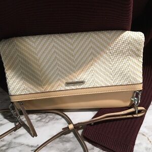 Stylish Cream and Tan Women's Bag